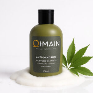 ohmain anti dandruff ayurvedic shampoo